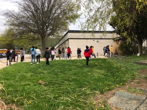 7th grade trash pick up